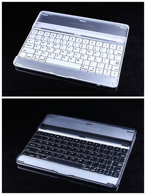 【新款 苹果 iPad Air 无线蓝牙键盘 iPad5 铝合金支架键盘 保护套】价格,厂家,图片,笔记本、平板电脑键盘,深圳市福田区郑国乾电子商行-